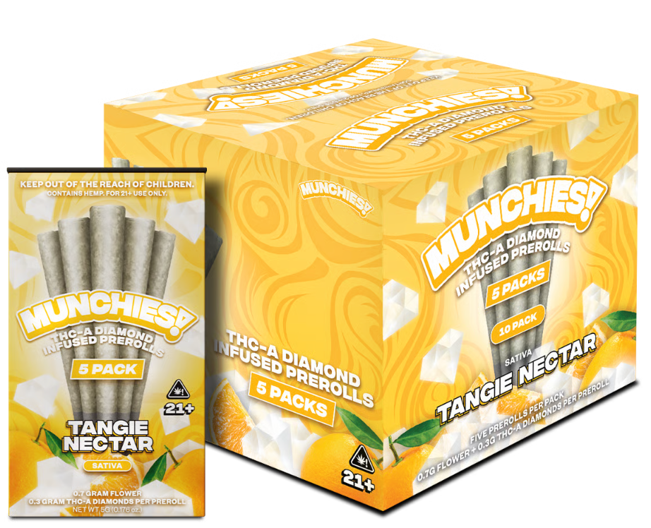 Munchies 5 Preroll THCA Tangie Nectar 10 Pack